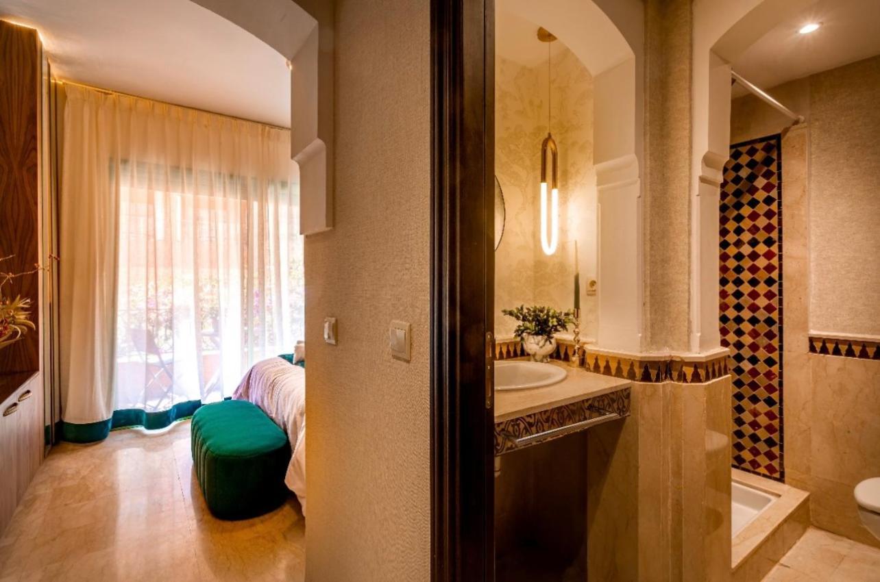 Logement De Luxe Avec Piscine, Hivernage Marrákes Kültér fotó